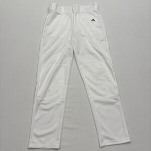 ADIDAS Baseball Pants Size Youth XL Aeroready White Full Length Sporty